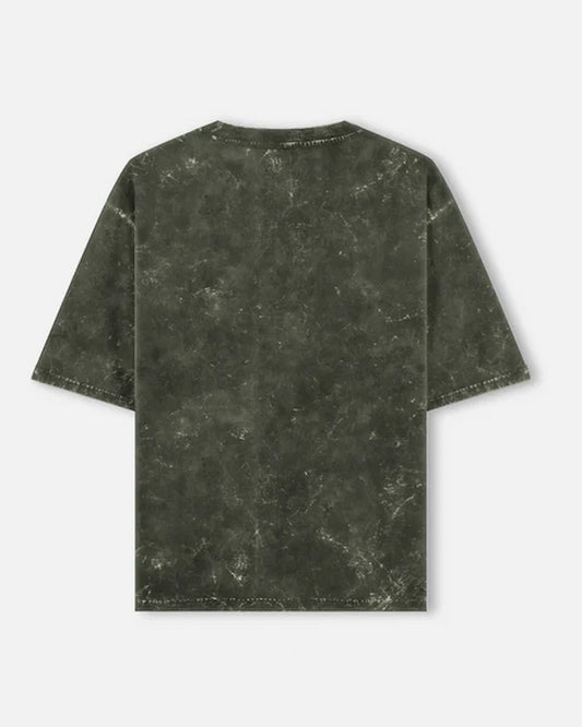 Stubborn Unisex Acid Washed Oversized T-Shirt