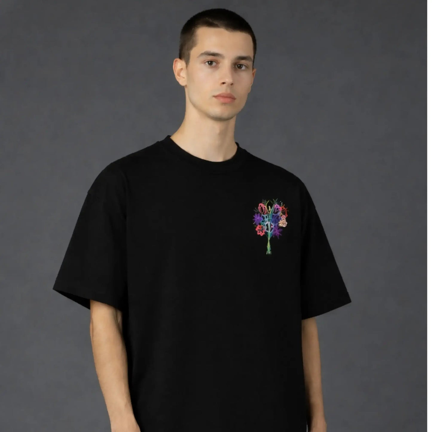 Just Want Peace Statement Unisex Oversized Tee