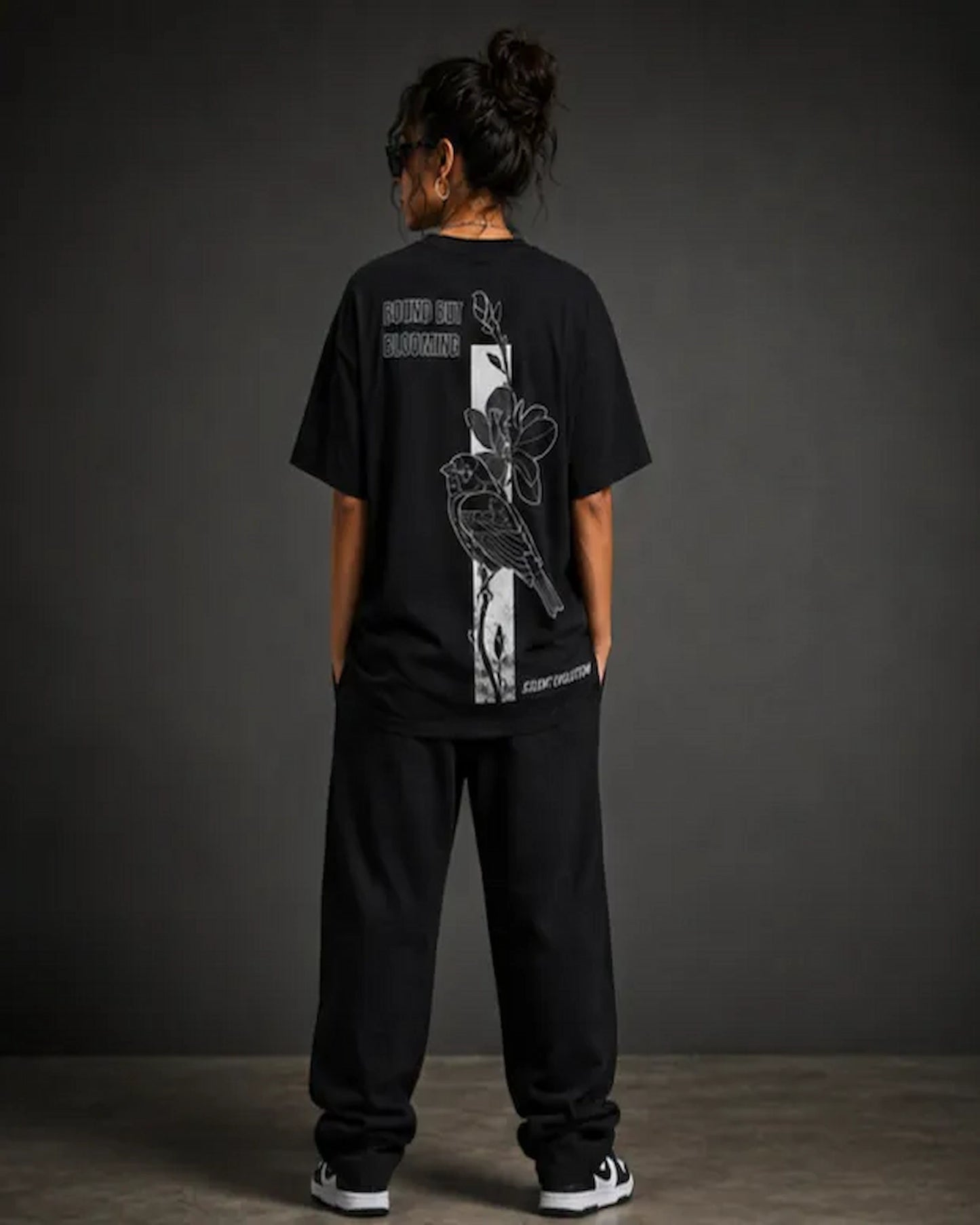 Bound But Blooming Unisex Oversized T-Shirt