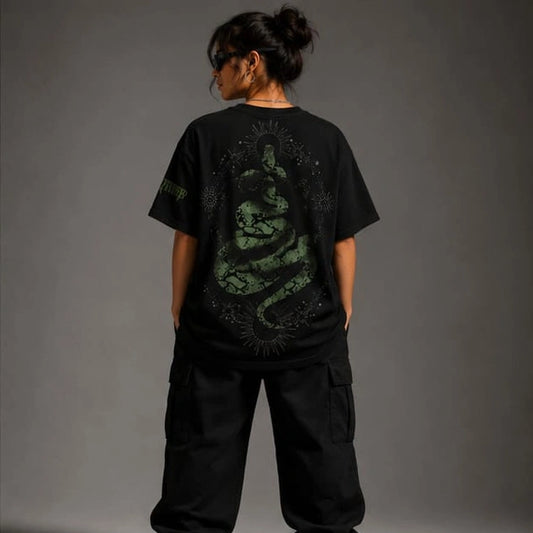 Venom Serpent tshirt design back look female