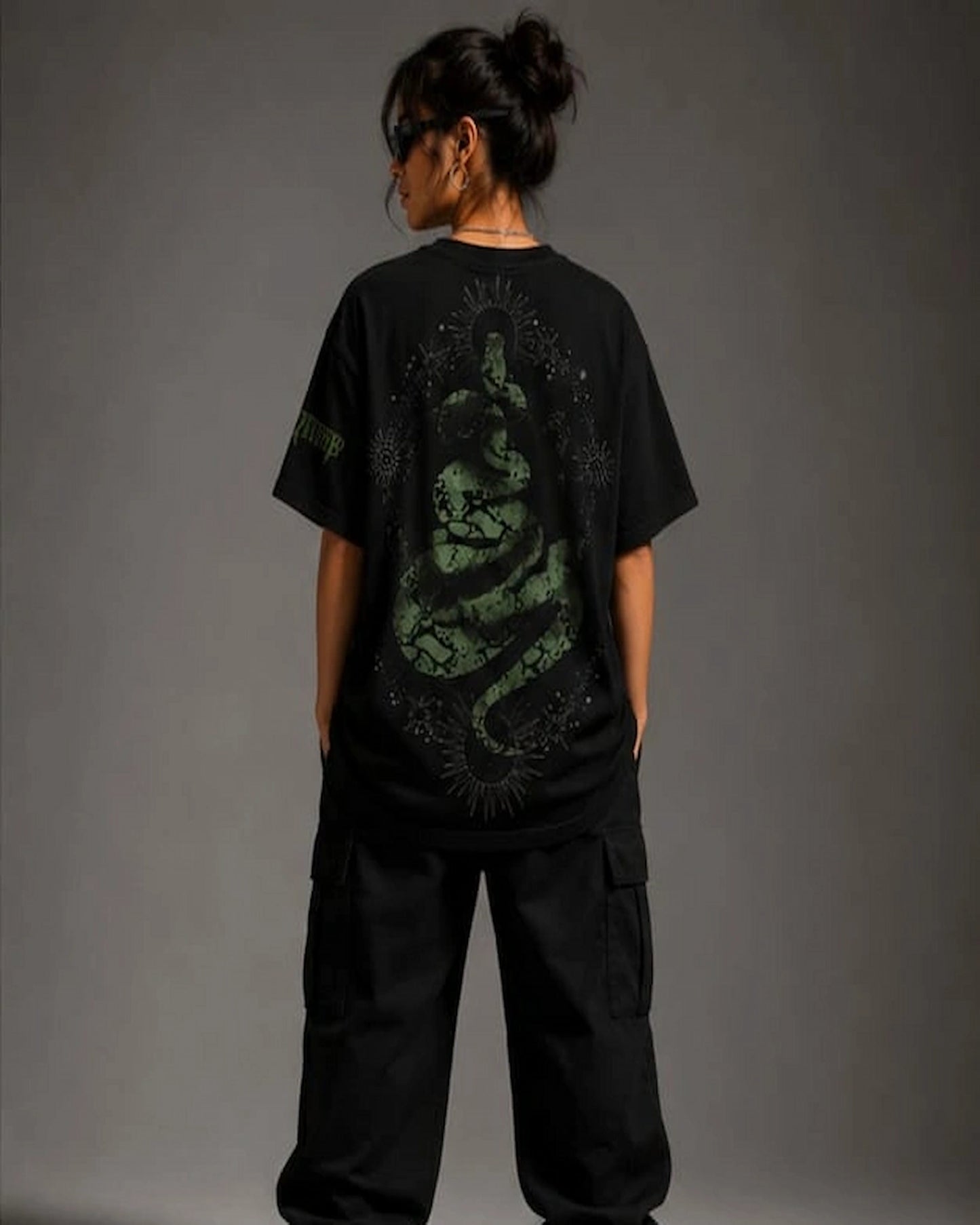 Venom Serpent Streetwear Oversized Unisex T-Shirt