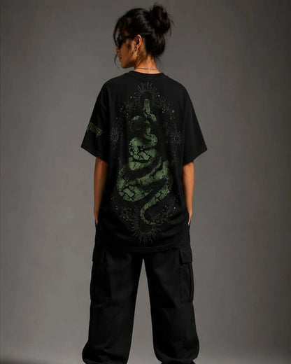 Venom Serpent Streetwear Oversized Unisex T-Shirt