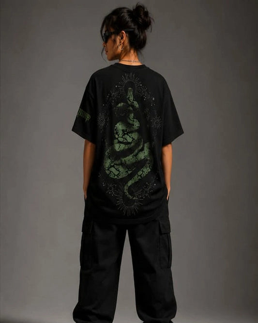 Venom Serpent Streetwear Oversized Unisex T-Shirt