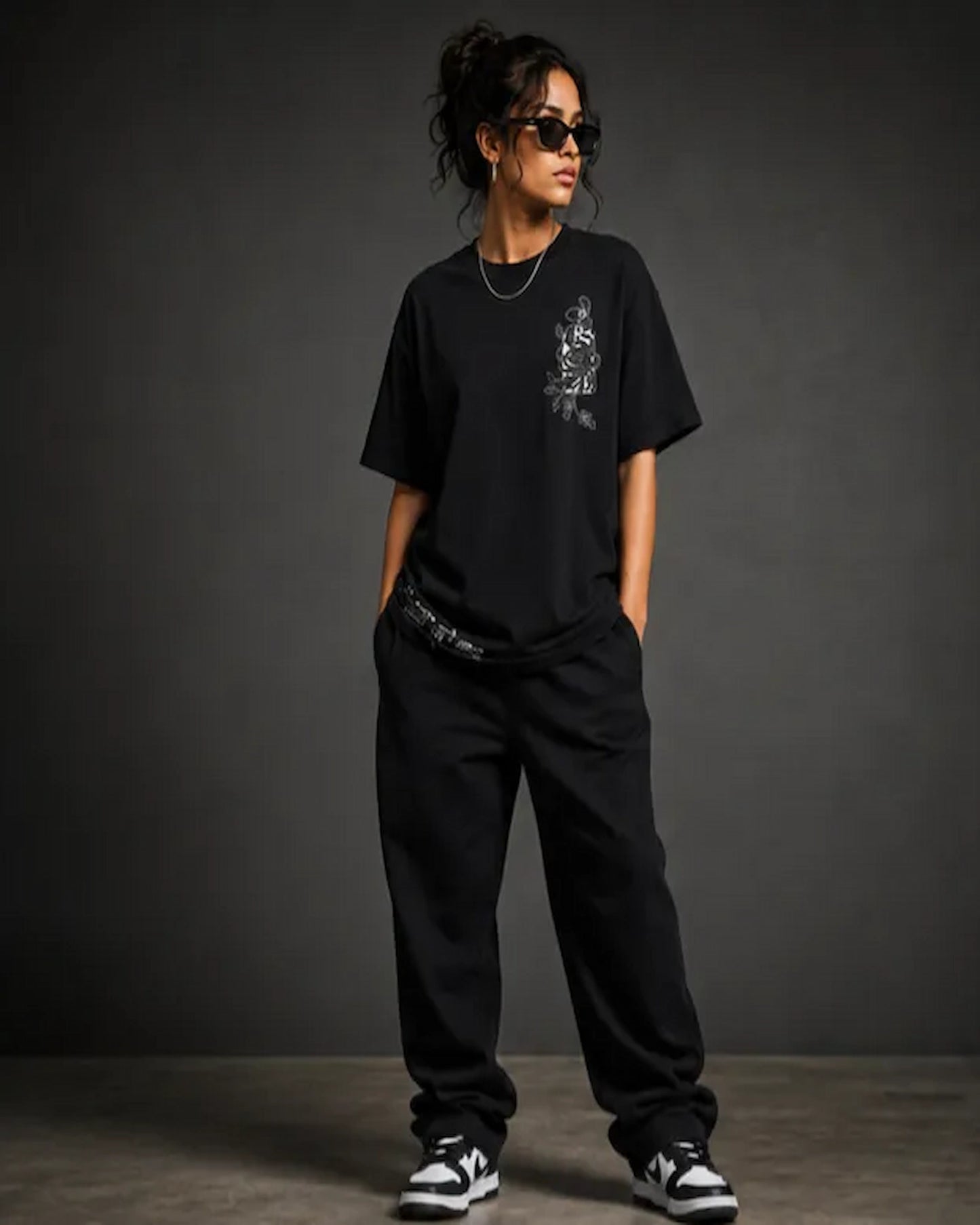 Bound But Blooming Unisex Oversized T-Shirt