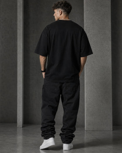 Black Son Goku Anime Graphic Men’s Oversized T-Shirt (260 GSM)