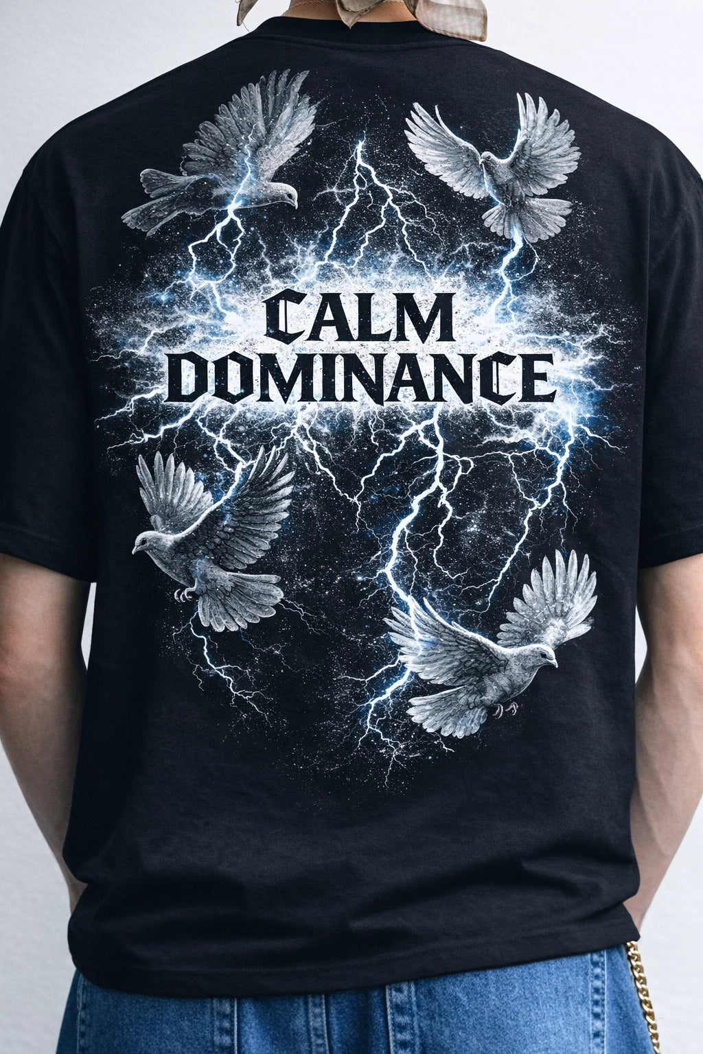 calm dominance bird graphic back look 