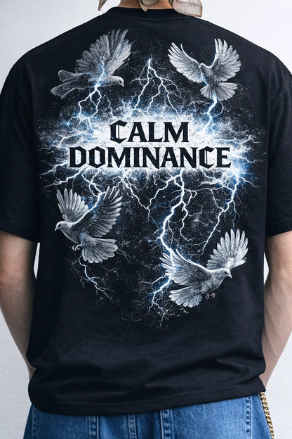 calm dominance bird graphic back look 