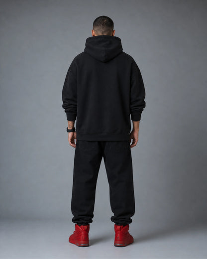 Black Mountains of Madness Graphic Streetwear Men’s Hoodie (360 GSM)