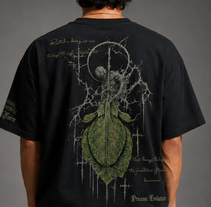 Cycle of Growth Streetwear Unisex Oversized T-Shirt