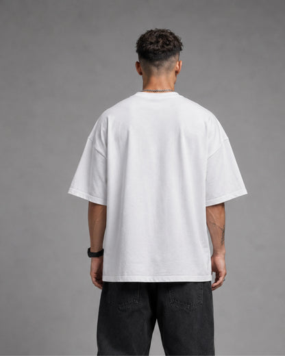White Doom Supervillain Graphic Men’s Oversized T-Shirt (260 GSM)