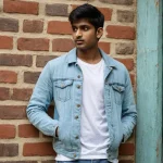 indian man layering tshirt